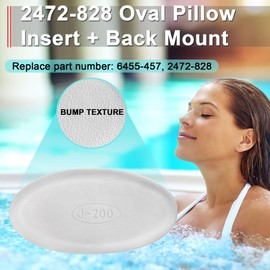 2472-828 Spa Pillow Oval Pillow Suitable for Jacuzzi J-200 Series Model J-280 J-275 J-270 J-245 J-235 J-230 Hot Tubs