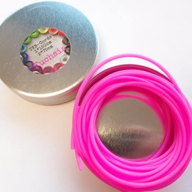 The Knitting Barber Original Cords 3pcs (1pcs 150cm/60" + 2pcs 75cm/30") (Fuchsia)