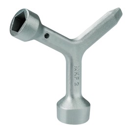 VIDABTE MKF2 Meter Curb Box Key triangle curb box wrench,Electric Box Key Water Meter Key for meter pit lids and meter box lids and curb box