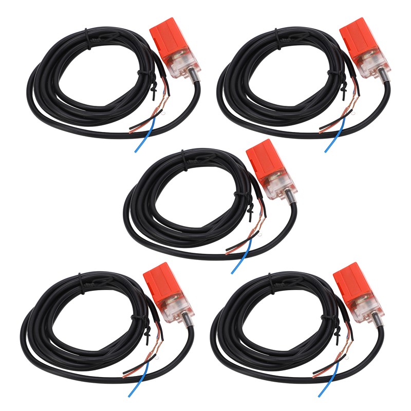 5Pcs Proximity Switch NPN Normally Open 100Hz Response Frequency IP65