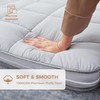 Jamdok 4Inch Cot Mattress Topper,Narrow Twin Gel Infused Memory Foam,Machine