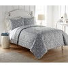 Thermee Micro Flannel Full/Queen-Size Comforter Set, Plush, Soft and Warm