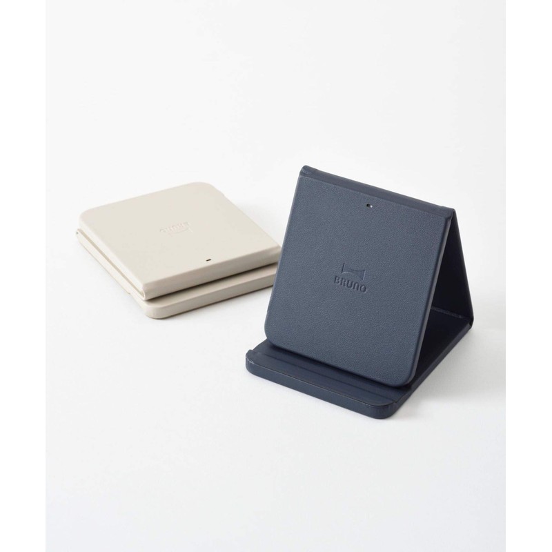 BRUNO BDE048-GRG Wireless Charger, Wireless Charger, Folding Stand, Telework, Home
