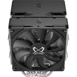 Scythe Fuma 3 CPU Air Cooler, Intel LGA1700, LGA1151, AMD AM5/Ryzen 120mm, Dual Tower, Black Top Cover
