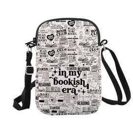 WCGXKO In My Bookish Era Crossbody Bag Reading Lover Gift Bookworm Reader Gift (Bookish Era Cr)