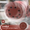 Sruhrak Sanding Discs 125 mm Velcro 8 Hole 240 Grit