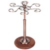 Desktop Iron 6 Bottles Wine Cup Rack Glass Holder Display