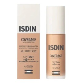 Base De Maquillaje Coverage Spf 50 4.0 Golden Isdin