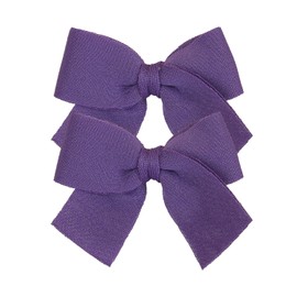 40pcs toddler girls hair bow clips mixed 20 colors satin 3.5 inch cute tail hairbow hairpins for kid