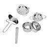 10PCS Stainless Steel Dumpling Maker Dumpling Mold Set and Cutter