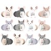 Greeting Life 2026 Calendar Animal Die Cut Mini Chinchilla Desk