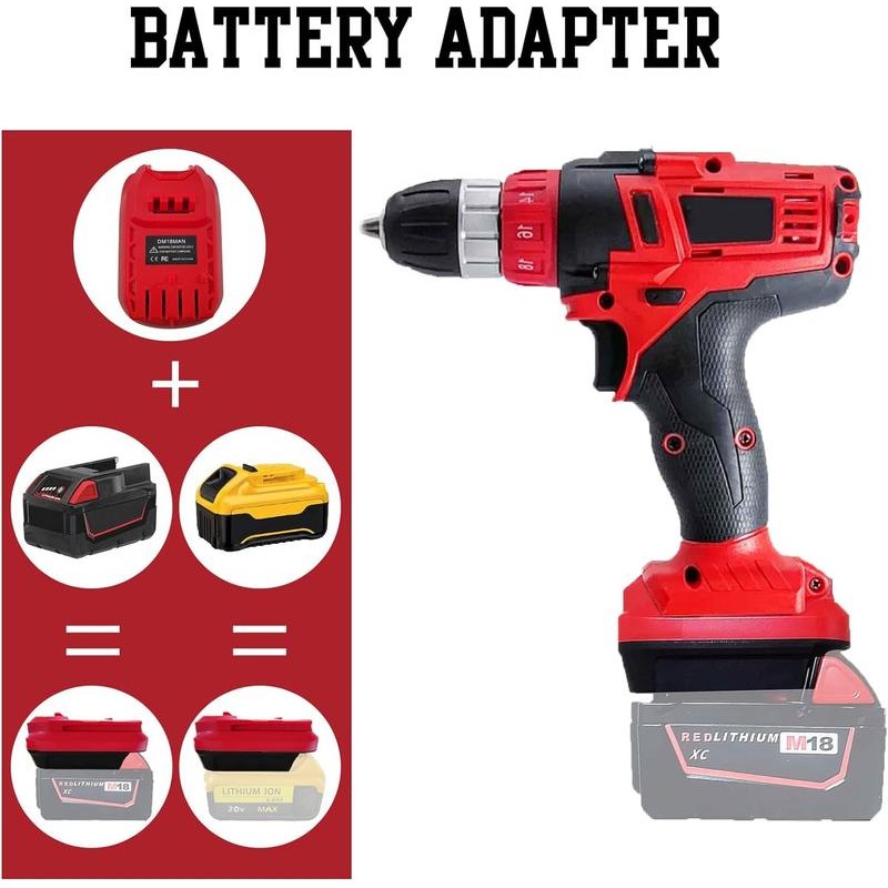 TPDL Universal Adapter for Craftsman V20 Tools: Use DeWalt MAX