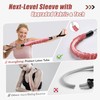 ALongSong Upgraded Pilates Bar Kit with Resistance Bands Fabric Wrapped