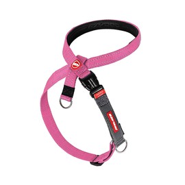 EZYDOG Crosscheck Training Harness - Anti Pull, Reflective, Adjustable Size (S, Pink) for Small to Large Dogs
