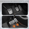 TNAIYH 2PCS Non-Slip Car Pedal Covers, Automatic Vehicle Gas and