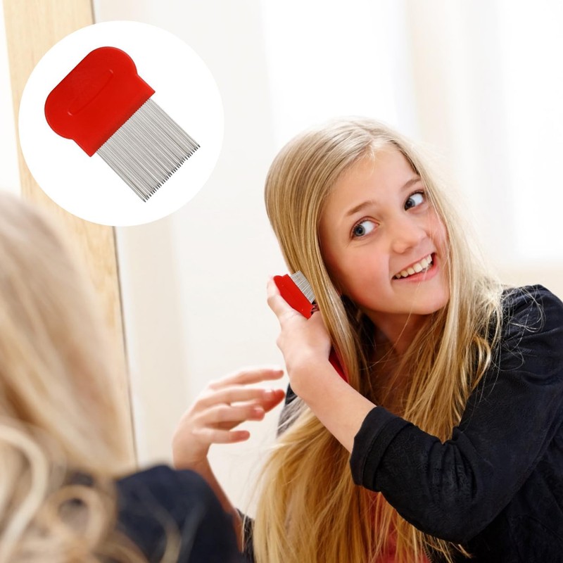 Stainless Steel Fine Tooth Dandruff Remover Comb,3Pcs Hollow Tooth Dandruff