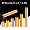 SEIWEI Male Close Pipe Nipple Threaded Brass Running Thread Nipple