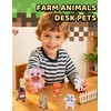 Aousin 3D Printed Animals, Adorable Desk Pets for Desk Decor