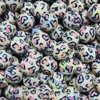 Printed 16mm Beads 15pk - Customizable Designs for DIY Projects,