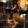 GERGO Led Floor Lamp, Super Bright 11W+7W 2100LM Torchiere Floor