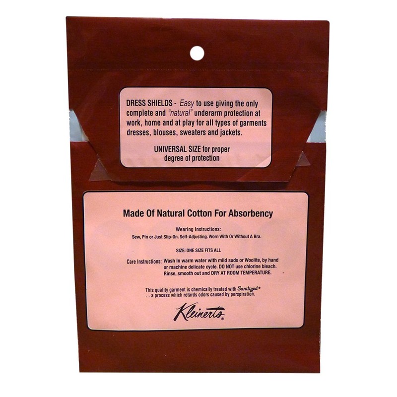 Kleinert's SEW-IN DRESS SHIELDS FOR UNDERARM SWEAT & ODOR PROTECTION