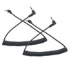 Seadream Coiled 2.5mm to 3.5mm Aux Cable 2Pack 90 Degree
