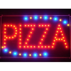 ADV PRO led008-r Pizza Shop Open LED Neon Business Light Sign