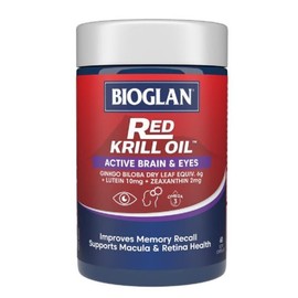 Bioglan Buy Bioglan Red Krill Oil Active Brain & Eyes 60 Capsules Online