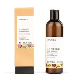 Naturica Soothing Shampoo Sensitive and Dandruff Prone Hair and Scalp with Red Sicilian Orange, Sage and Thyme Extracts - 250ml