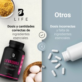 B12 Con Levadura Nutricional Y Cerveza 200 Cápsulas B Life