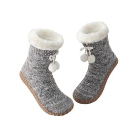 Vihir Warm Women's Slipper Socks-Cozy Indoor Floor Socks with Super Soft Fuzzy Lining and Non-Slip Sole, perfect Winter Comfort in Multiple Colors, Ideal Gift Choice