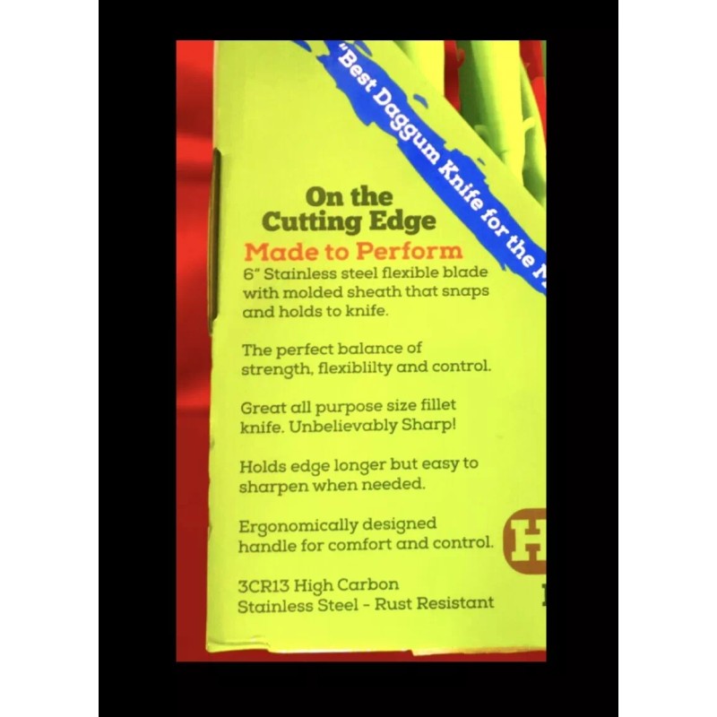 Hiviz- Betts Billy Bay Hiviz Razor Sharp 11" FILET Fillet
