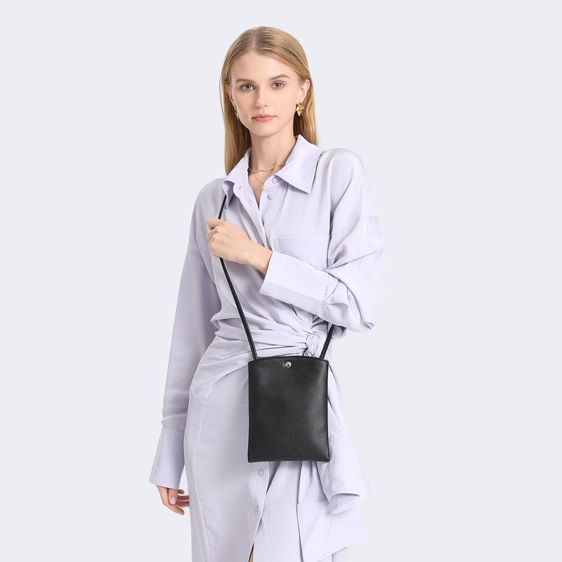 YONBEN PU mobile phone bag simple and versatile style messenger