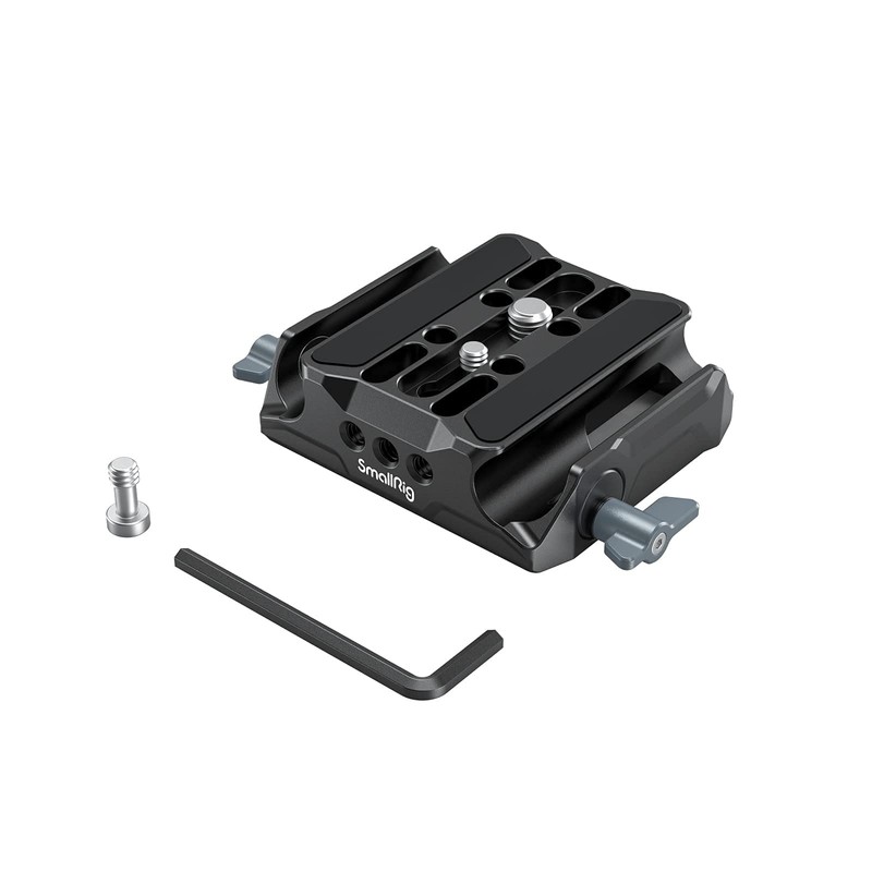 SMALLRIG Universal LWS Baseplate with Dual 15 mm Rod Clamp