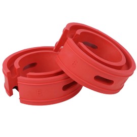 Avan Knight KRB264 Rubber Spacer, Spring Rubber, Set of 2, Height Adjustment, Low Down, Downsuspension, Shock Suspension, 0.6 inch (15 mm)