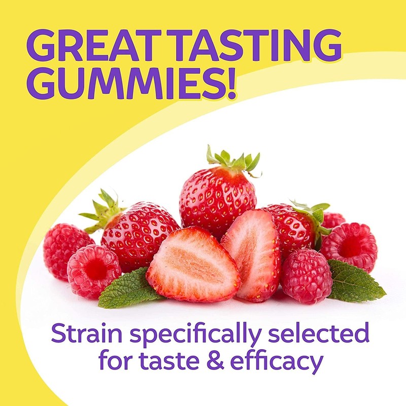 Culturelle Daily Probiotic Gummies for Women & Men, Berry Flavor,