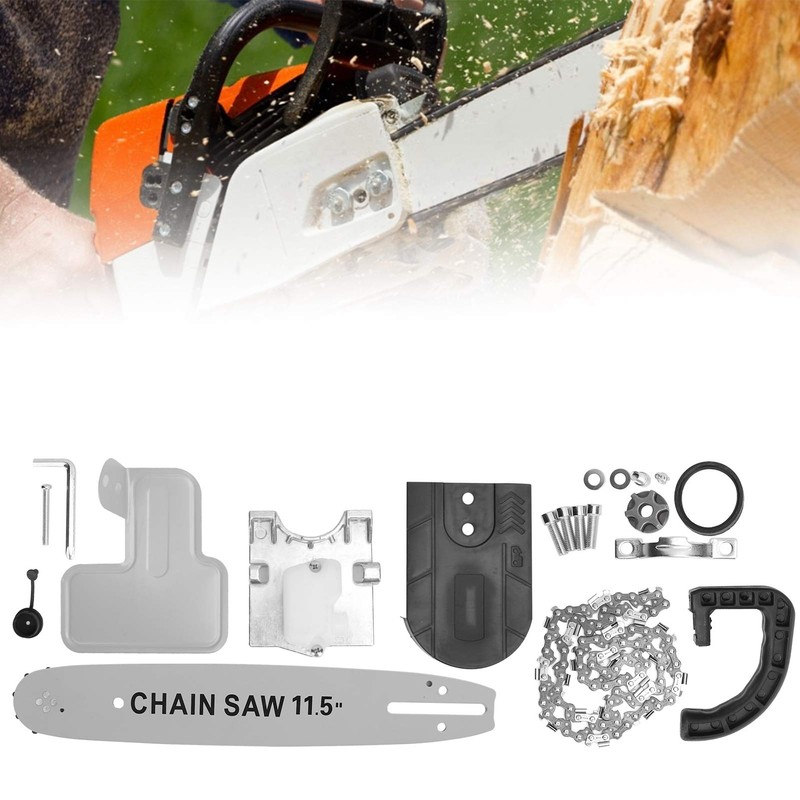 TOPINCN Chain Saw Converter Angle Grinder Electric Chainsaw for Accessories