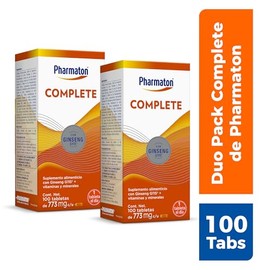 Pharmaton Complete suplemento alimenticio, Gingsen G115+ vitaminas, 200tabs