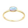 Old English Jewellers 9ct Gold Opal Oval Solitaire Ring sizes