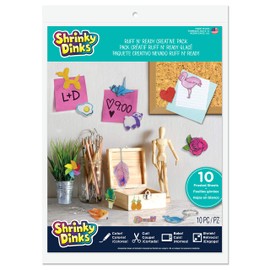 Shrinky Dinks Creative Pack 10 Sheets Frosted Ruff n' Ready