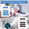Gangang Commercial Touchless Bathroom Sink Faucet Cold and Hot Water