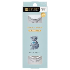 Dolly Wink Salon Eye Lash, No.15, Feeling of Bunch, Fero, Koala, 2 Pairs