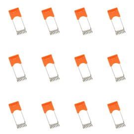 DGZZI 12PCS Recessed Ceiling Light Lighting Accessory Tube Spring Clip Orange Downlight Spring Fixture Torsion Spring Clip for LED Downlight and Panel Light and Ceiling Light