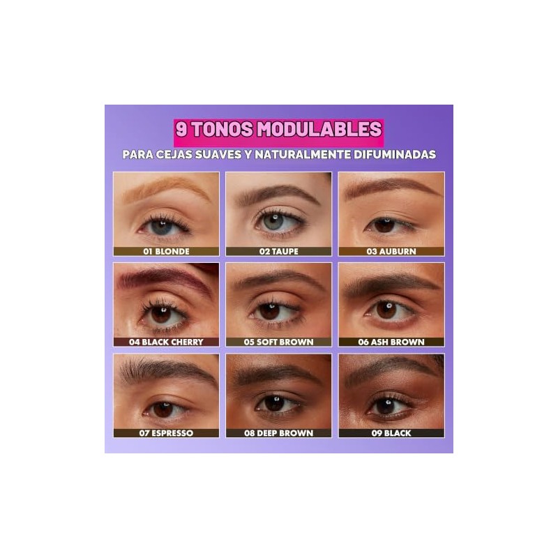 Nyx Professional Makeup, Powder Louder Brow Pencil, Lápiz de Cejas,
