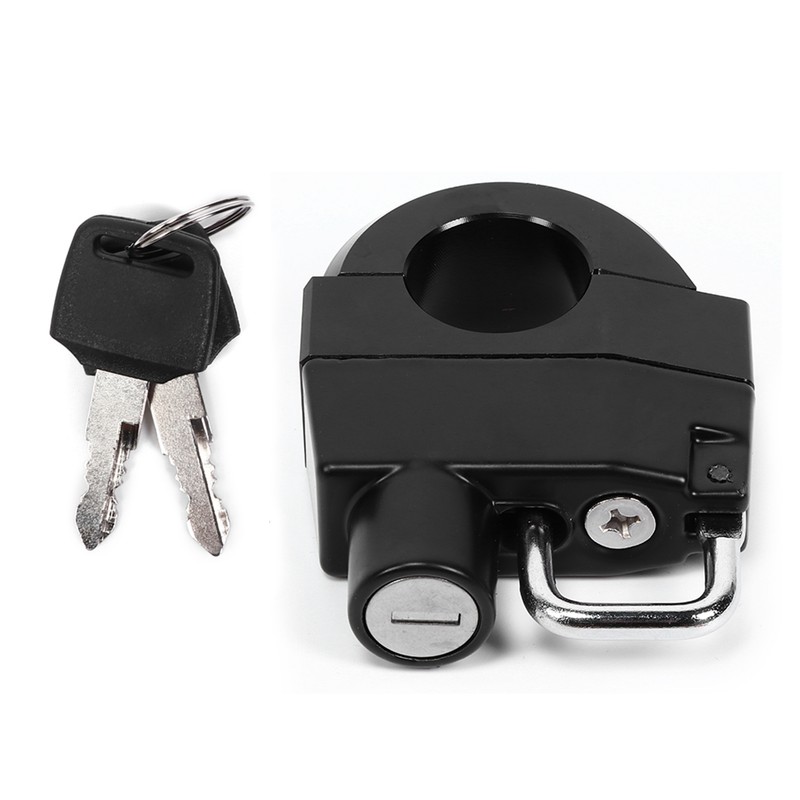 25mm 1in Motorcycle Handlebars Helmet Lock Anti Theft Security Padlock