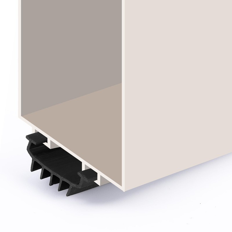 Nuanchu 1 Pcs Hardware U Shaped Rubber Door Bottom Sweep