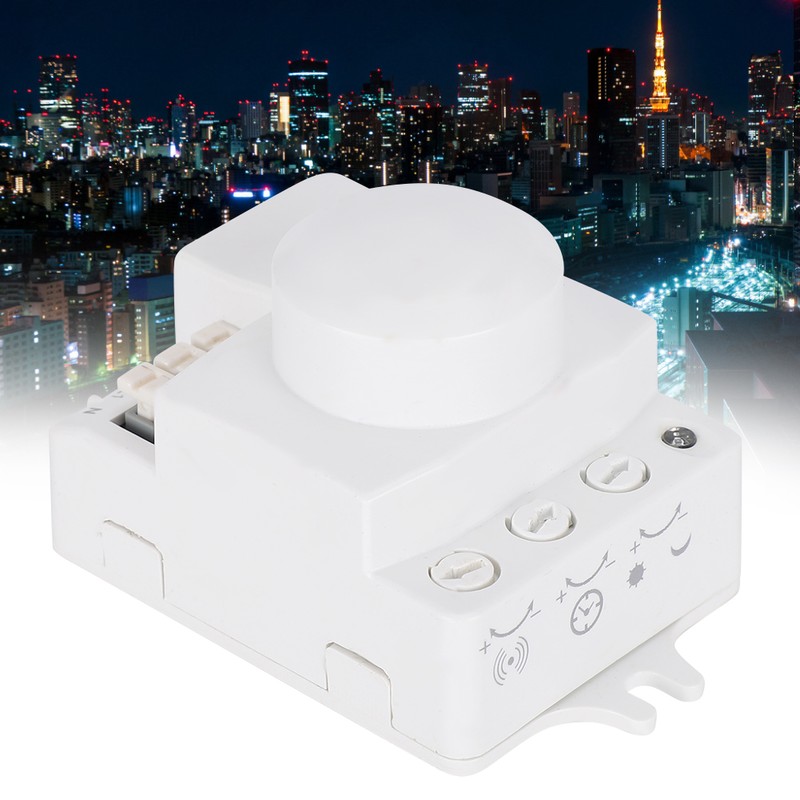 5.8GHz Smart Microwave Radar Sensor Light Switch Adjustable Knob Indoor