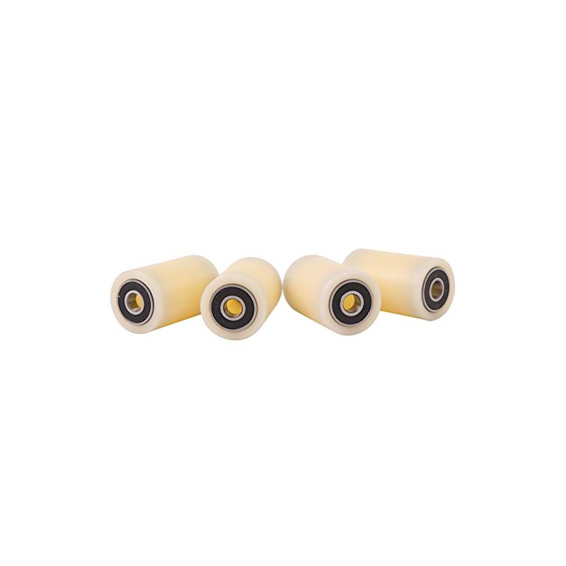 4 Pieces Nylon Rollers 30 mm diameter 50 mm wide