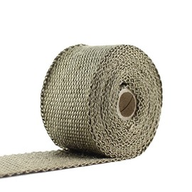 JC Performance Products USA Exhaust Pipe Wrap, Heat Shield Tape in: Fiberglass, Basalt (Titanium), Vermiculite or Foil Faced.