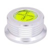 Viborg LP528S Record Clamp LP Disc Stabilizer,Silver 50Hz Turntable Level,280G (9.9 OZ) HiFi 3 in 1 Vinyl Weight with Bubble Leveling for Vibration Balanced (50Hz, Silver)